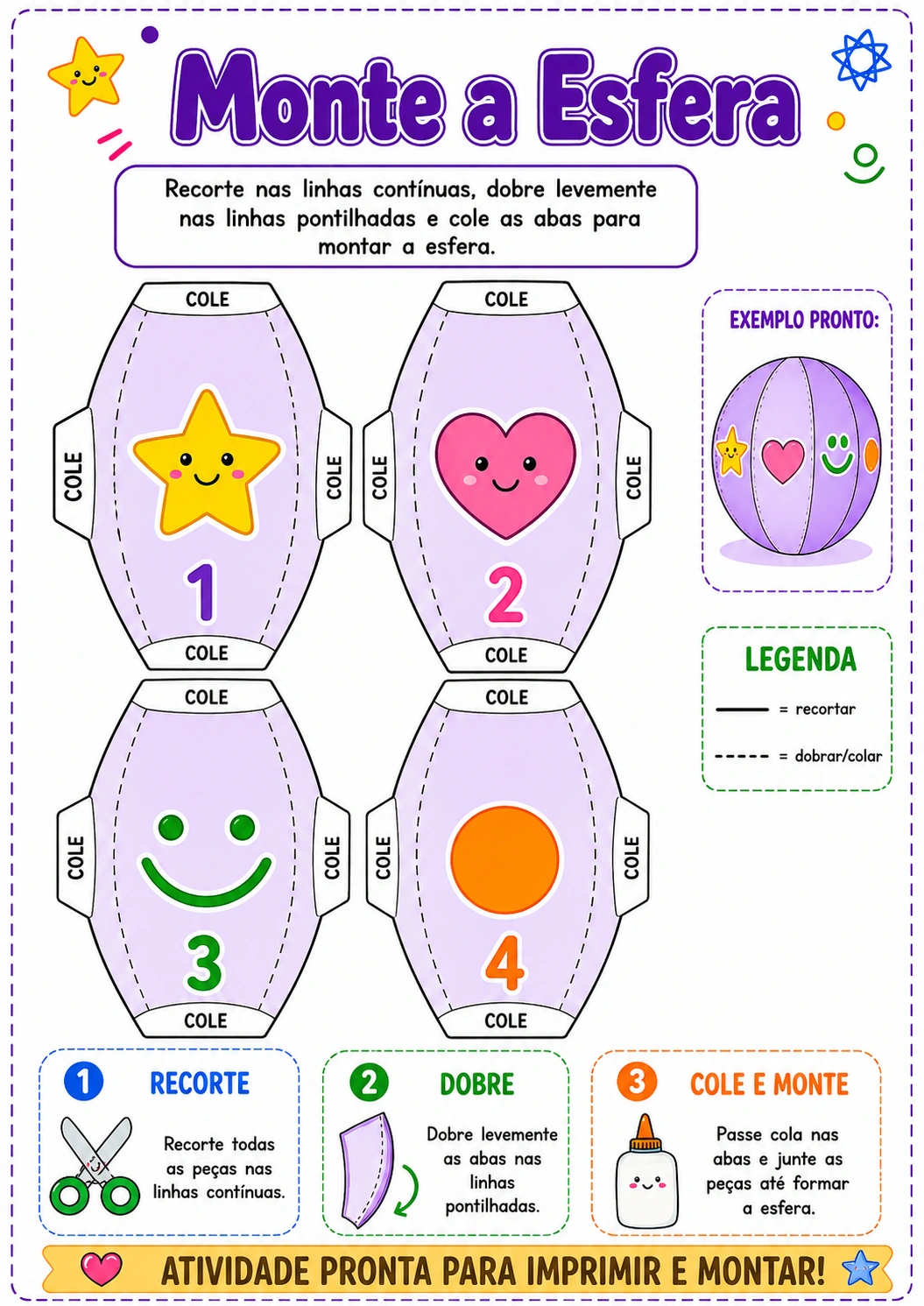 Cartazes de sólidos geométricos 6